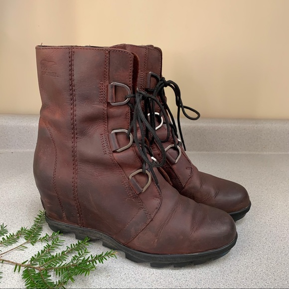 Sorel Shoes - SOREL wedge heeled Joan of Arctic boots, 10.
